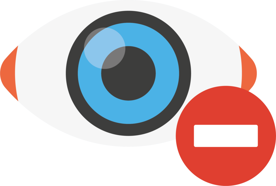 Sehschwäche Icon | BGM | Betriebliches Gesundheitsmanagement